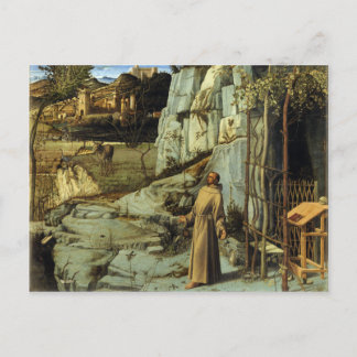 Saint Francis i Desert av Giovanni Bellini Vykort
