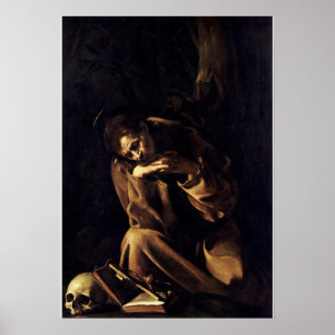 Saint Francis i Meditation Poster