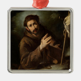 Saint Francis i Prayer (Christian Faith) Julgransprydnad Metall