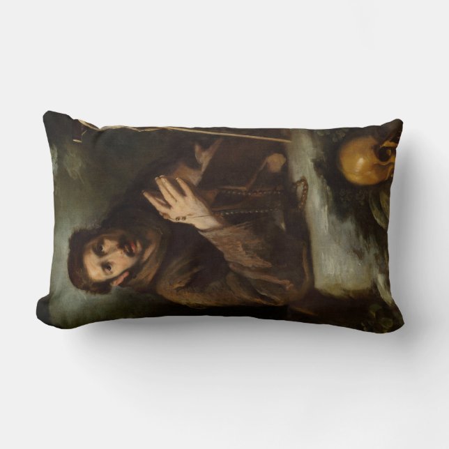 Saint Francis i Prayer (Christian Faith) Lumbarkudde (Framsida)