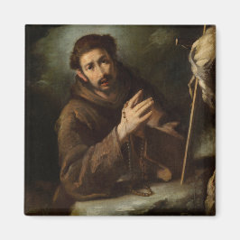 Saint Francis i Prayer (Christian Faith) Magnet