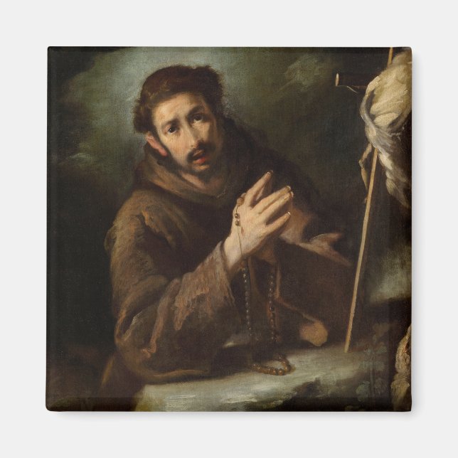 Saint Francis i Prayer (Christian Faith) Magnet (Framsidan)