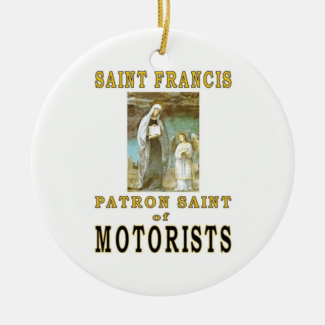 SAINT FRANCIS JULGRANSPRYDNAD KERAMIK (Framsidan)