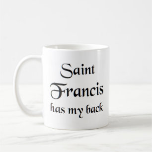 saint francis kaffemugg
