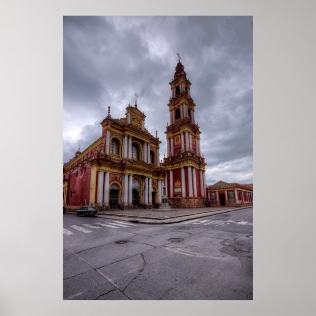 Saint Francis-kyrkan i Salta Poster (Framsidan)