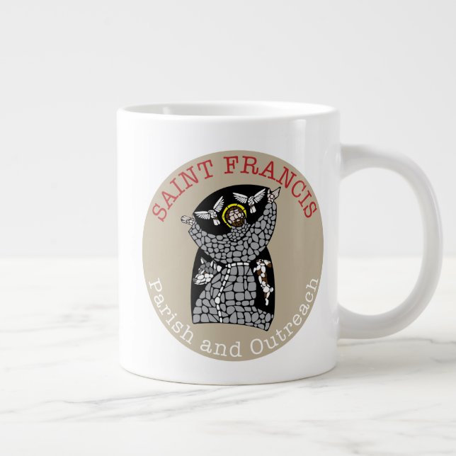 Saint Francis Logotyp Mugg Jumbo Mugg (Höger)