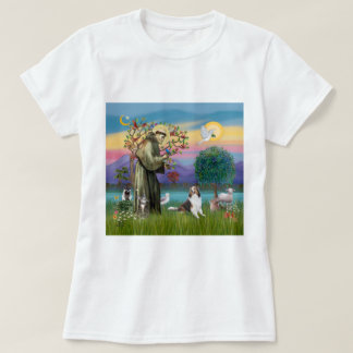 Saint Francis med djur - anpassningsbara T Shirt
