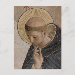Saint Francis med Head Bowed Vykort