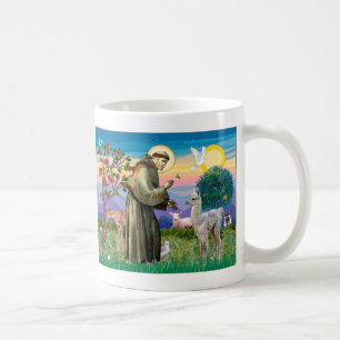 Saint Francis och Llama Baby Kaffemugg