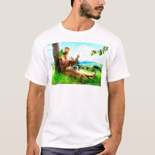 Saint Francis och sermonprediken för fåglar T Shirt