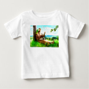 Saint Francis och sermonprediken för fåglar T Shirt
