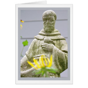 Saint Francis of Assisi Animal Blessings Hälsningskort