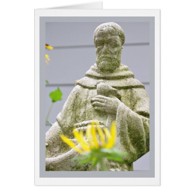 Saint Francis of Assisi Animal Blessings Hälsningskort (Framsidan)