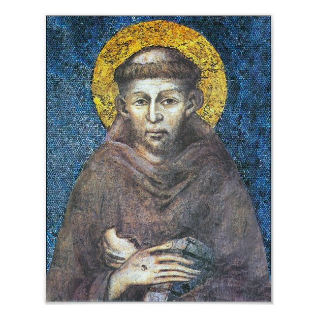 Saint Francis of Assisi Fototryck (Framsidan)
