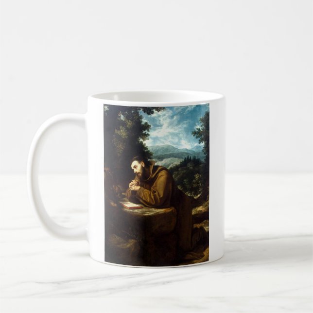 Saint Francis of Assisi Kaffemugg (Vänster)