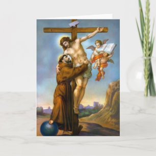 Saint Francis of Assisi Kor Jesus World Änglar Kort