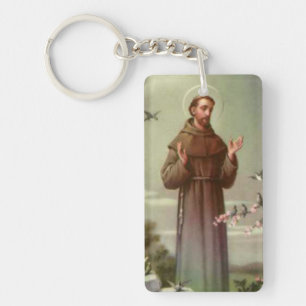Saint Francis of Assisi Nyckelring