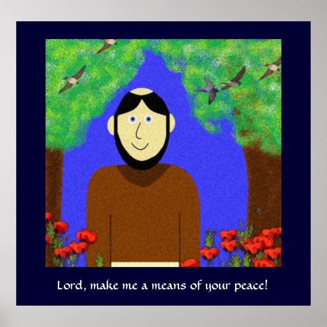Saint Francis of Assisi Poster (Framsidan)