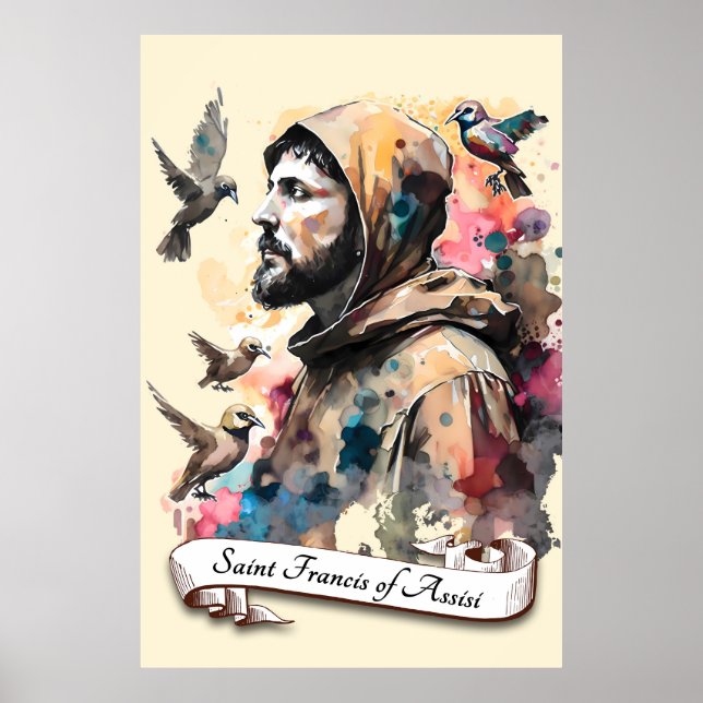 Saint Francis of Assisi Poster (Framsidan)