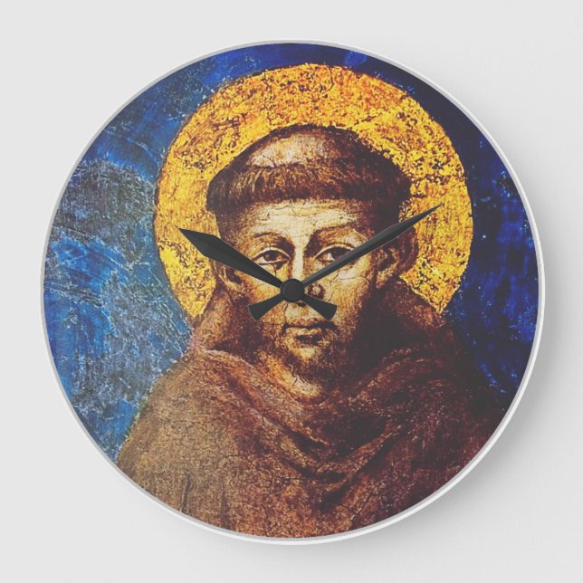 Saint Francis of Assisi The Canticle of Creation Stor Klocka (Framsida)