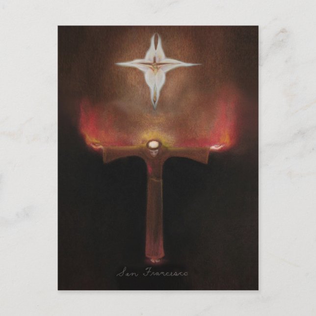 Saint Francis of Assisi Vykort (Framsida)