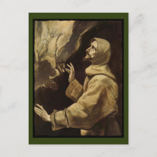 Saint Francis Öga Toward Heaven Vykort