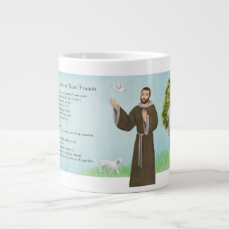 Saint Francis Peace Prayer Jumbo Mugg