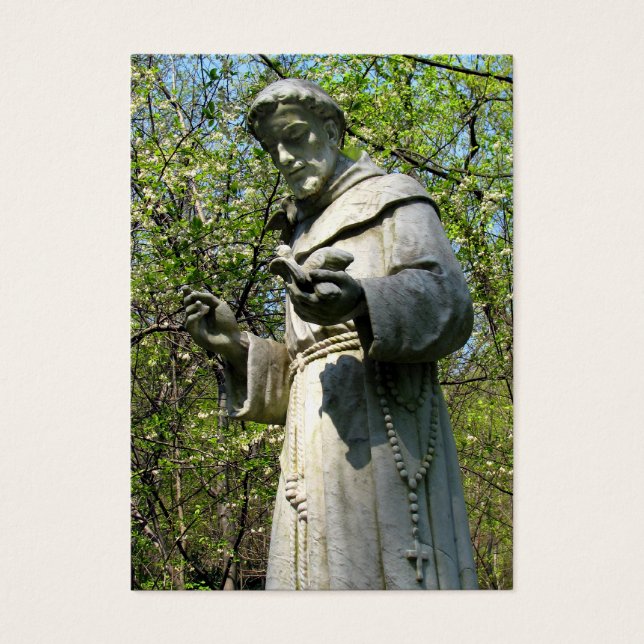 Saint Francis Prayer Cards Visitkort (Framsidan)