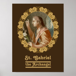 Saint Gabriel Archangel (M 011) Poster
