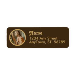 Saint Gabriel Archangel (M 011) Returadress Etikett
