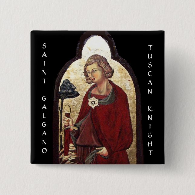 SAINT GALGANO / LEGEND OF THE SWORD IN STEN KNAPP (Framsida)