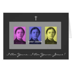 Saint Gemma Hälsningskort