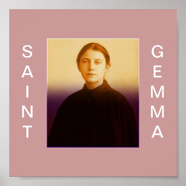 SAINT GEMMA POSTER (Framsidan)