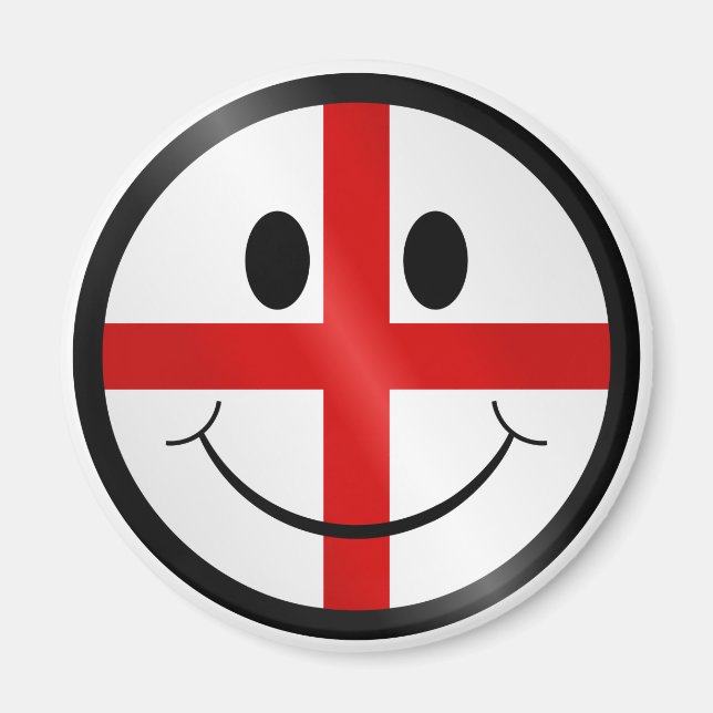 Saint George ansikte Magnet (Framsidan)