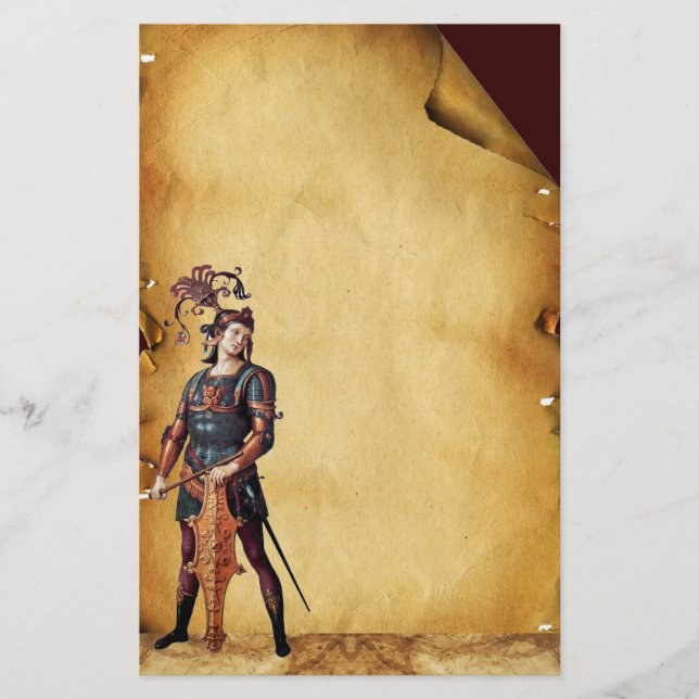 SAINT GEORGE ANTIQUE PARCHMENT BREVPAPPER (Framsida)