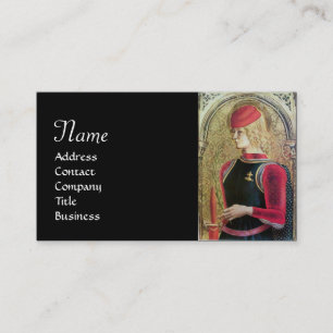 SAINT GEORGE,Black Visitkort