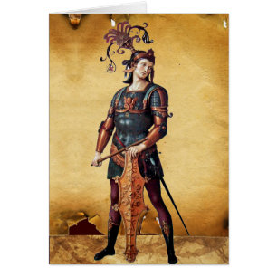 Saint George, Brown Parchment Hälsningskort