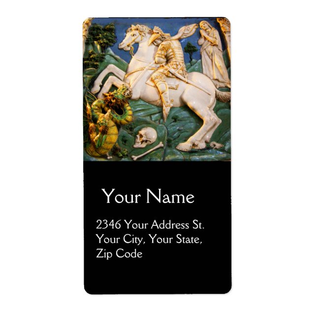 Saint George, Dragon och Princess Fraktsedel (Framsidan)