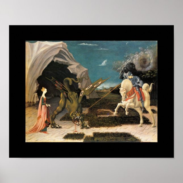 SAINT GEORGE, DRAGON OCH PRINCESS POSTER (Framsidan)