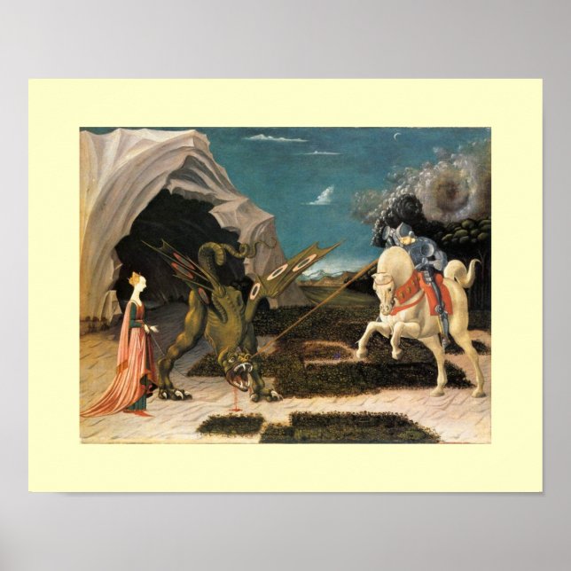 SAINT GEORGE, DRAGON OCH PRINCESS POSTER (Framsidan)