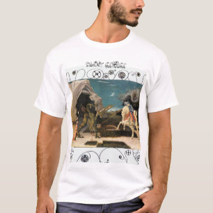 Saint George, Dragon och Princess T Shirt