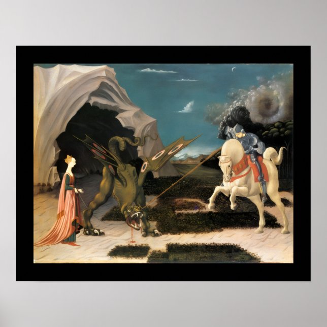SAINT GEORGE, DRAKE OCH PRINSESSE POSTER (Framsidan)