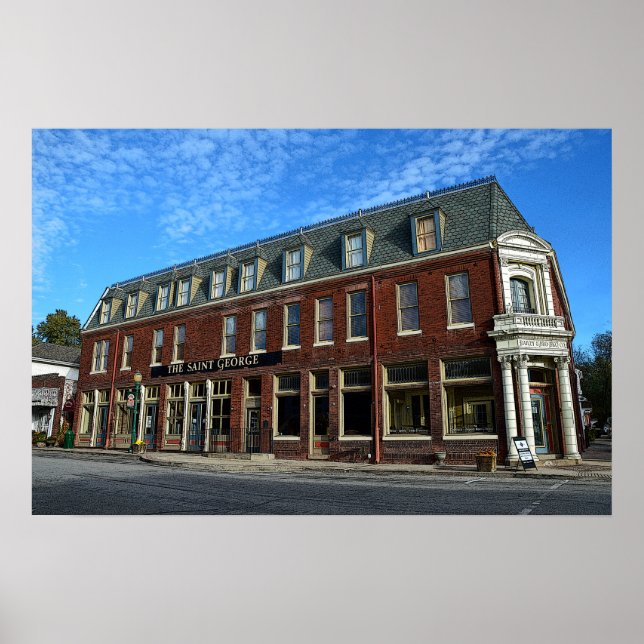 Saint George Hotel, Weston, Missouri Poster (Framsidan)