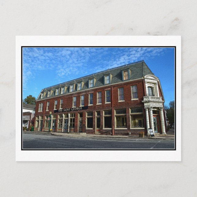 Saint George Hotel, Weston, Missouri Vykort (Framsida)