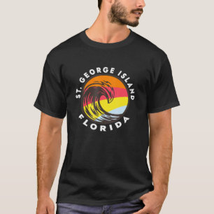 Saint George Island Florida Vacation Souvenir Ocea T Shirt