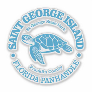 Saint George Island (havssköldpadda) Klistermärken