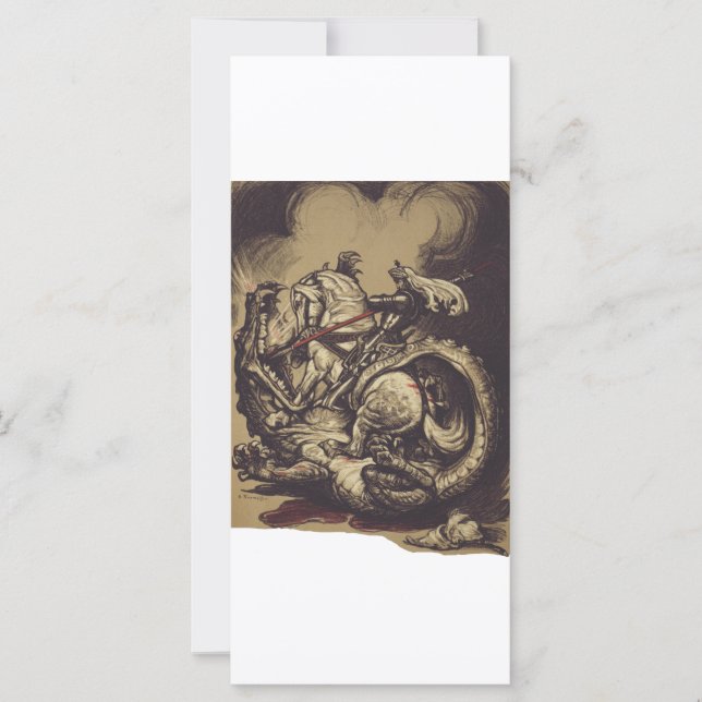 Saint George Killing the Dragon (Framsida)