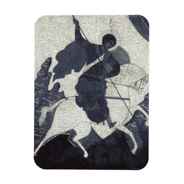 Saint George Killing the Dragon Magnet (Vertikal)