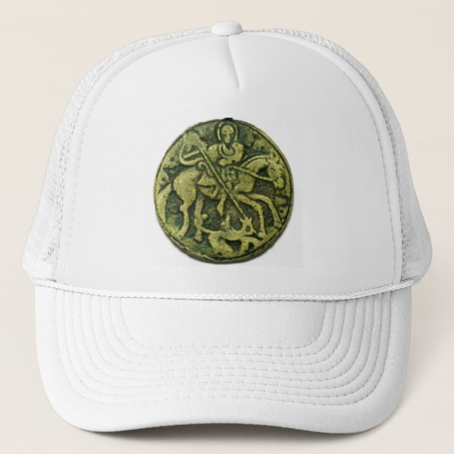 SAINT GEORGE MED DRAGON TRUCKERKEPS (Framsida)