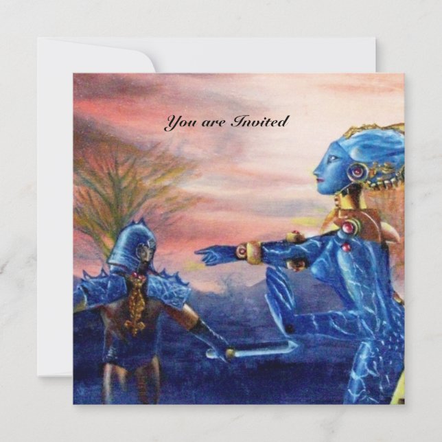 SAINT GEORGE OCH ALIEN DRAGON INBJUDNINGAR (Framsida)